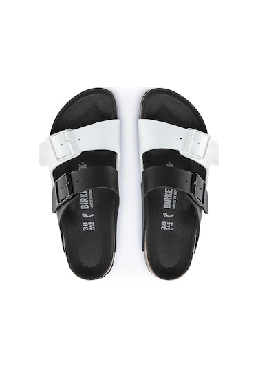 Birkenstock 1019703 Arizona Bf Split Black/white Erkek Terlik 001