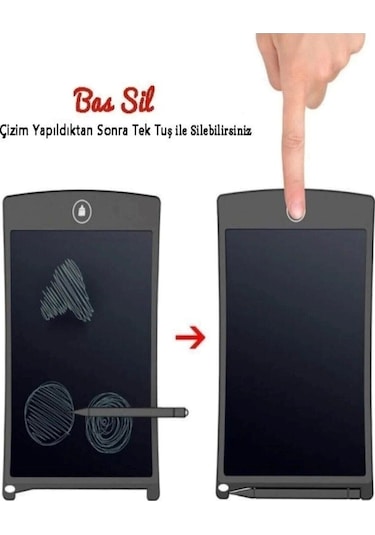 8.5 Inç Lcd Digital Çocuk Yazı Çizim Tableti - Turkuaz