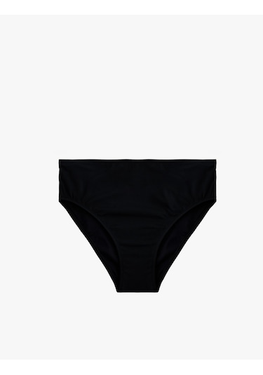 Koton Yüksek Bel Bikini Altı Siyah 6sak00006mm