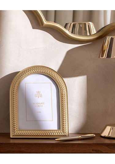 Madame Coco Petit Çerçeve - Gold - Orta Boy 8684427146927