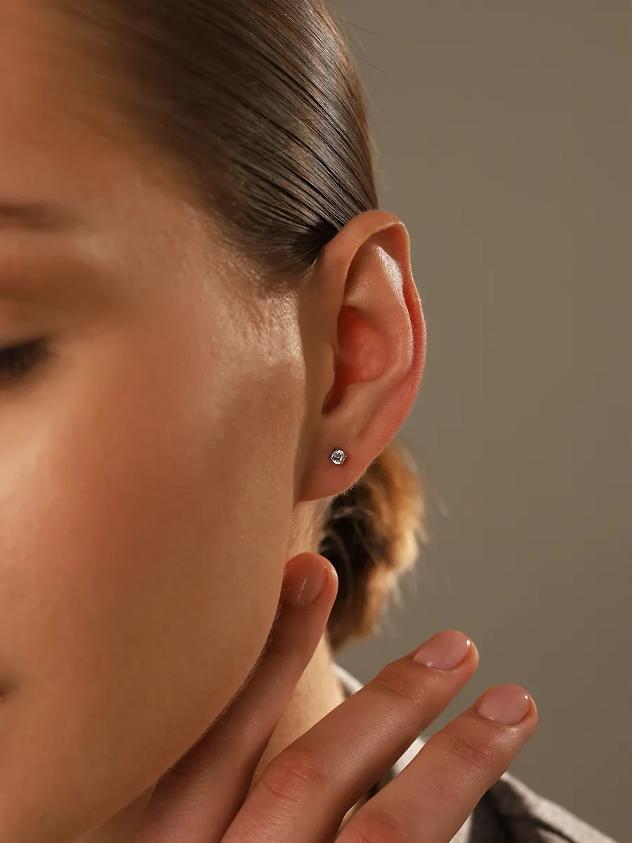 Serebranyj Dom Gençler İçin 925 Ayar Gümüş Küpeler 61402284 Diğer