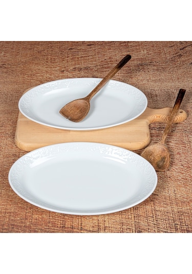 GÜRAL BAHAR DALI 2 ADET 30 cm KAYIK TABAK