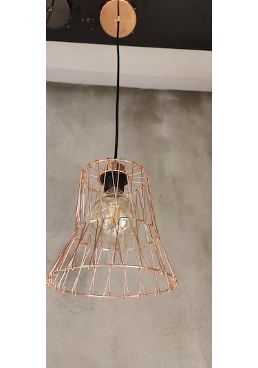 Bakır Renk 13 Farklı Model Modern Sarkıt Avize Bakır