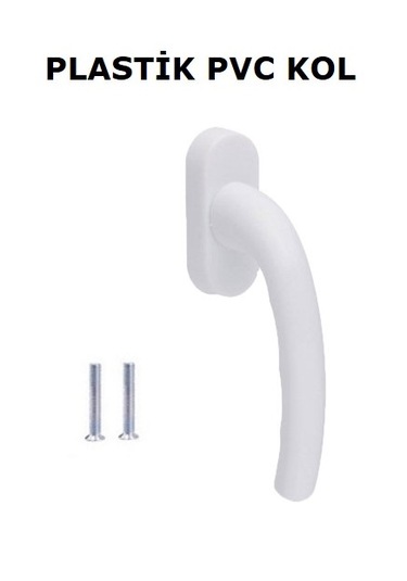 Plastik Beyaz Pvc Pimapen Pencere Kolu