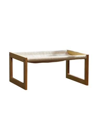 Homyl Kedi Hamak Yatağı Ahşap Yükseltilmiş Kararlı Rahat