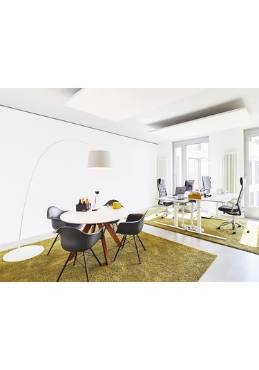 Eames Plastik Koltuk Re Daw, Vitra, Charles & Ray Eames, Geri Dönüştürülmüş Malzeme Koyu Gri