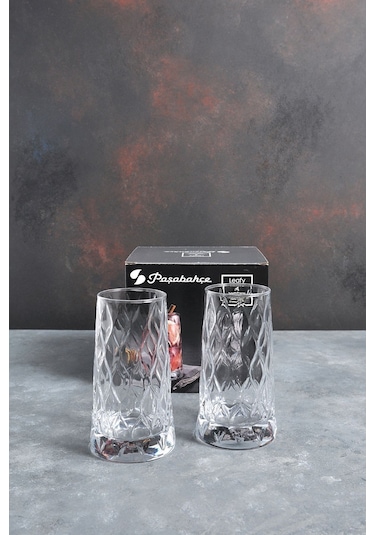 Paşabahçe Leafy Bardağı 345 Cc 4 Lü 420855 Şeffaf