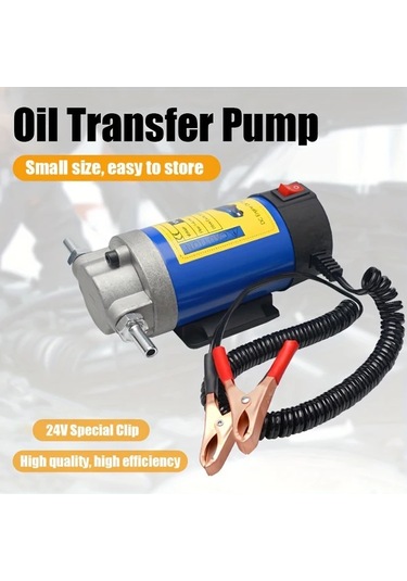 Motion003 24v Yağ Pompası 12v 24v Taşınabilir Araç Elektrikli Yağ Çekici Ham Yağ Sıvı Emme Pompası Otomobil Tekne Yakıt Motor Yağı Sifon Aleti