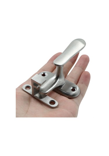 Dik Açı Kilitli Tokalı Güvenlik Kancası - 90 Derece Kapı Kilidi, Paslanmaz Çelik Sağ Tokalı Kancalar, Çoğuna Uyar