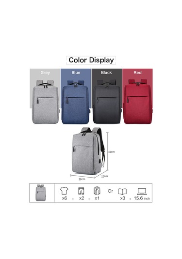 Maiyame Usb Şarj Portlu 14l Hafif İş & Seyahat Çantası - İş, Öğrenci, Rahat Kullanim - Mavi