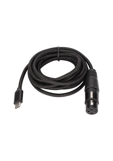 Kosona Type C'den Xlr Dişi Mikrofon Kablosu - 48khz Yüksek Örnekleme Oranı, Hıfı Ses Kalitesi, 3m Uzunluk, Plug & Play - Bilgisayar, Telefon, Tablet Uyumlu