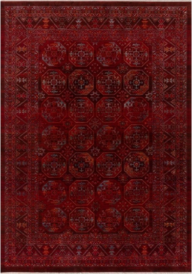 Gabardin Halı 7/24 Serisi 1569 Bordo Salon Oturma Yatak Odası Halısı Bordo