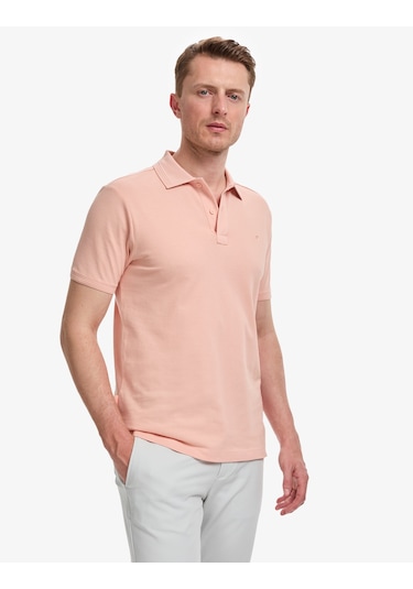Pierre Cardin Erkek Somon Tişört Basic 50321128-vr047