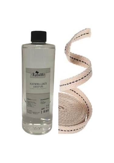 Kandillo Şeffaf Kandil Yağı Kokusuz Dumansız Iç Mekan Gaz Lambası