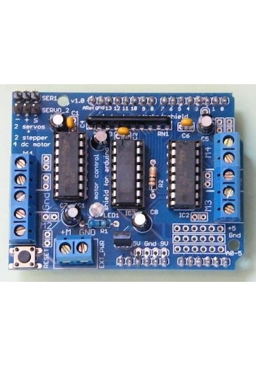 Arduino L293D Motor Sürücü Kartı / Motor Driver Shield