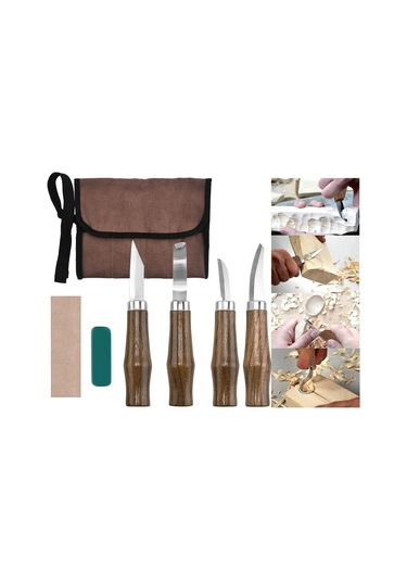 Suntek 7x Ahşap Oyma Bıçağı Kiti Ağaç İşleme Kesici