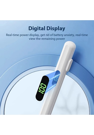 Evrensel Stylus Kalem Android İos Uyumlu Windows Dokunmatik Ekran Kapasitif Kalem İpad Uyumlu Mor