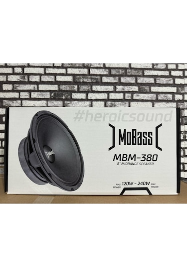 Mobass Mbm-380 20cm Midrange Hoparlör Takımı