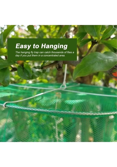 Novahub Yeşil Asılı Sinek Kapanı, Yeniden Kullanılabilir