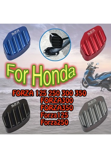 Chuangyinshop Black- Honda Forza 125 250 300 350 Motorcycle Yan Destek Uzatma Alüminyum Alaşım Stabilizör Aksesuar