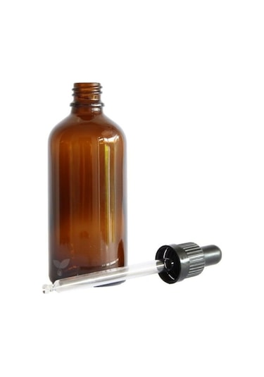 Amber Cam Şişe 50Ml Cam Damlalıklı