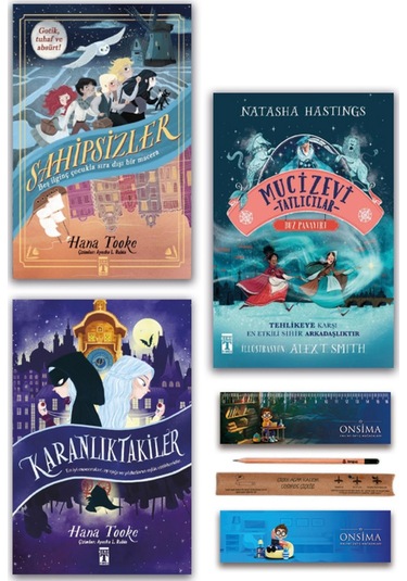 Genç Timaş Mucizevi Tatlıcılar - Sahipsizler - Karanlıktakiler Set 3 Kitap