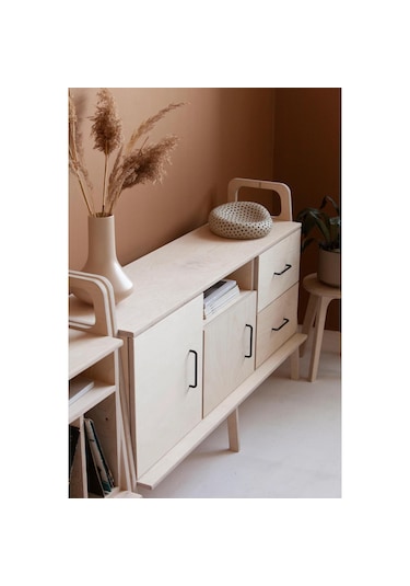 Woodesk Vetta, Ahşap, Dolap Ve Konsol, 140x90, Natural Renk