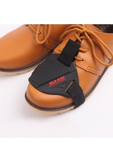 Primepickings Sulaıte Motosiklet Vites Kolu Ped Dişli Koruyucu Ayakkabı Kapağı Siyah Diğer