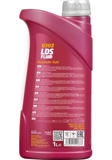 Mannol Lds Robot Hidrolik Sıvı Yağı 1 L