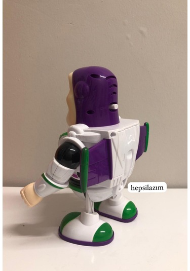 Dans Eden Işıklı Müzik Çalan Hareketli Buzz Lightyear Oyuncak Beyaz - Mor