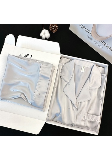 Kadın Buz İpek Pijama-2507 Diğer