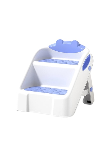 Çocuklar İçin 2 Adımlı Tabure Kaymaz Çocuk Çift Adımlı Tabure Çok Renki