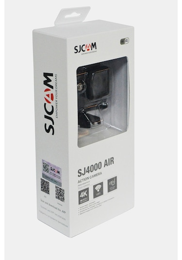 SJCAM SJ4000 Air WiFi 4K UHD 16MP 2” Geniş Ekran H.264 900mAh 30 Metre Su Geçirmez Aksiyon Kamerası