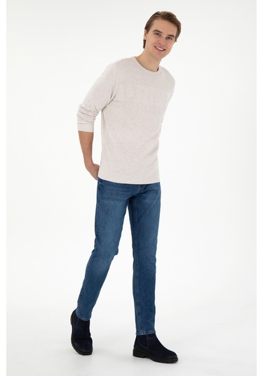 U.s. Polo Assn. Erkek Taş Melanj Kazak /triko 50293089-vr225 Taş Melanj