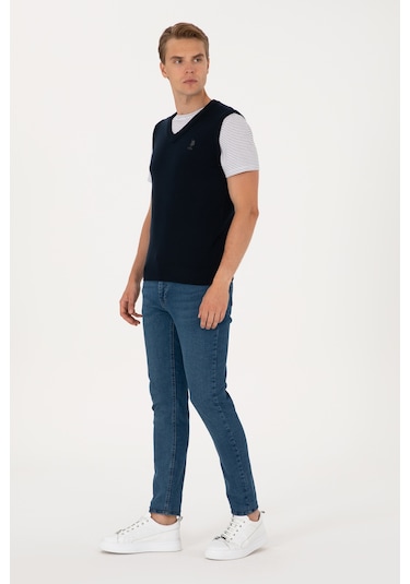 U.s. Polo Assn. Erkek Lacivert Süveter 50316843-vr033 Lacivert