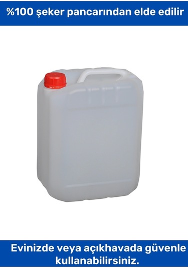 %100 Doğal Saf Temiz Çevre Dostu Sıvı Koku Yapmayan Bioethanol Şömine Yakıtı 5 Litre