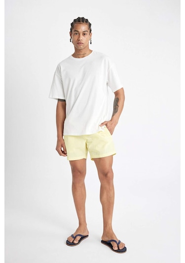 DeFacto Kısa Boy Deniz Şortu B7227AX24HSYL236