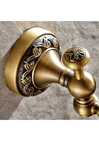 Reedark Duvar Takılı Antika Pirinç Sabun Kutusu - Pas Koruyucu, Zengin Desenli, Banyo/oda Kullanıma Uygun, Kolay Kurulum Kahverengi