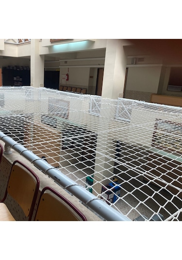 Morilu Güvenlik Filesi – 10 cm gözenek – 6 mm ip – Balkon Filesi – İnşaat Filesi