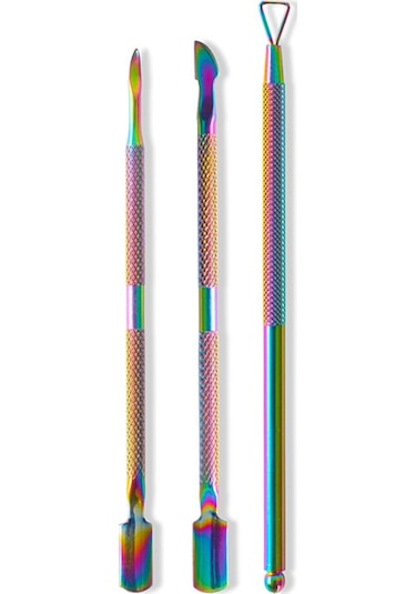 Reedark Gt-02 Çelik Tırnak Seti, İki Yönlü Kullanım, Ölümcül Cilt Itici, Boya Ve Tırnak Kaldırıcı