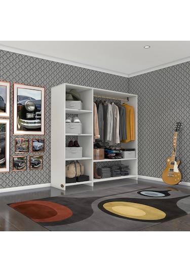 Kenzlife giysi dolabı mükremin 150*150*40 byz gardırop