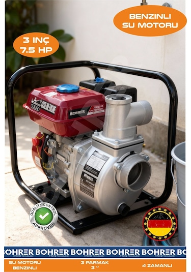 7.5 Hp 80a Benzinli Su Pompası - 3 İnç