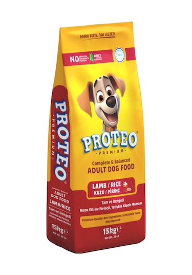 Kuzulu Pirinçli Köpek Maması 15 Kg