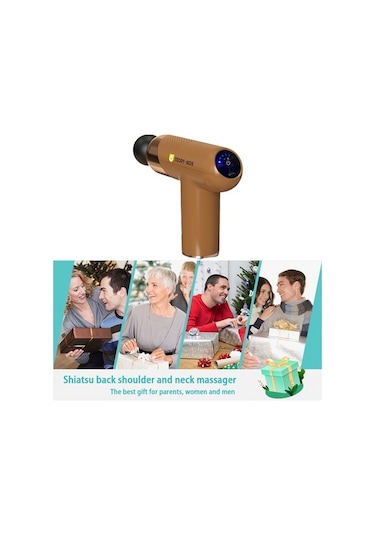 Wondernest Tabancası, Mini Masaj Aleti, Lichen Kas Fitness Fasya Ev Ekipmanı, Hq Kahverengi