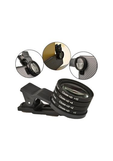 Suntek 37mm Yakın Çekim Filtre Kiti Lens Filtre Aksesuar Kiti