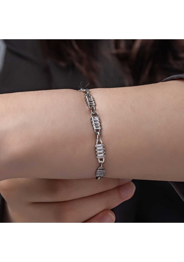 Casera's Gümüş Baget Taşlı Kadın Bileklik Csr2185204 Gümüş