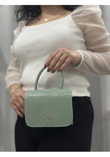 Biçomi Mint Cilt Krash Çanta Mint