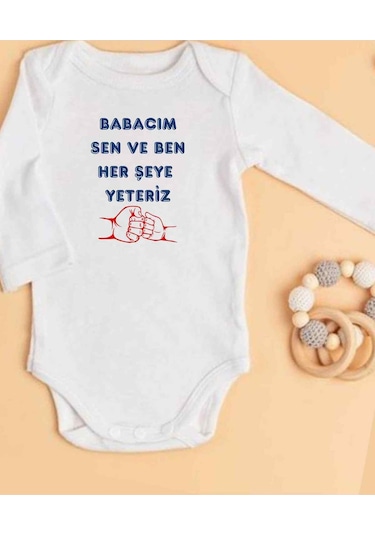 Lupi İsimli Zıbın Yazılı Bebek Zıbın Kum-tarçın Beyaz