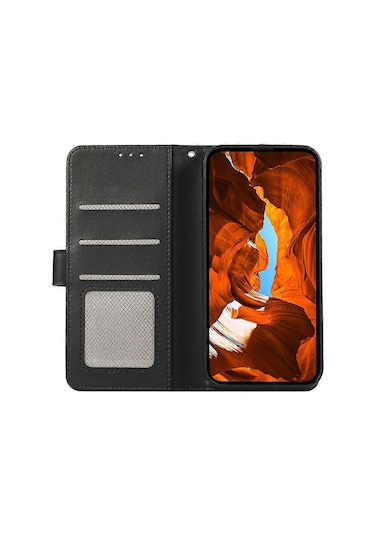 Samsung Galaxy A56 5g Kılıf Rfıd Kapaklı Deri Telefon Kılıfı İle Uyumlu Çok Renkli