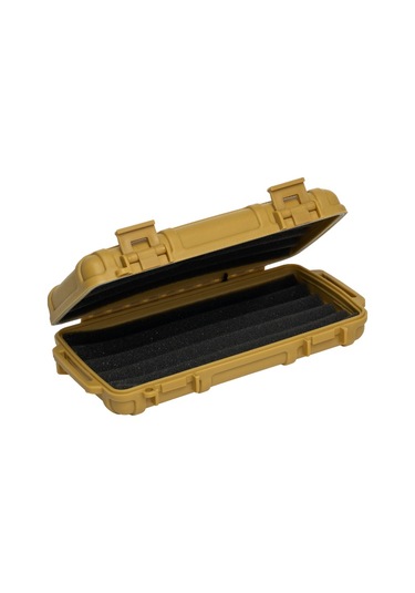 Cigar Caddy 5 Tan Travel Humidor Puro Kutusu